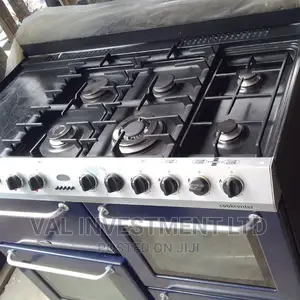 8 in One Scan Frost Gass Cooking Machine 6 Burner 2 Elet