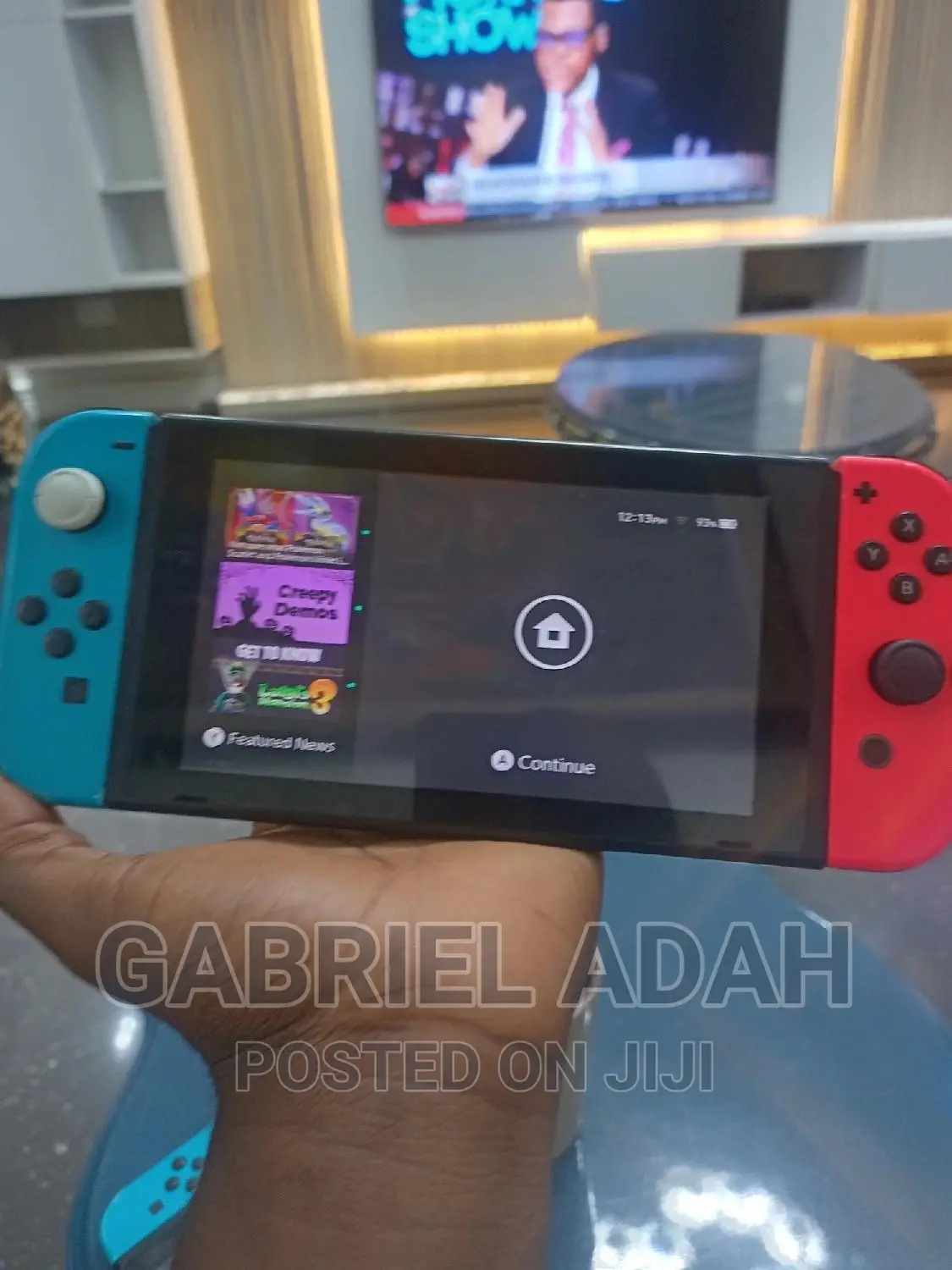Hacked Nintendo Switch Console