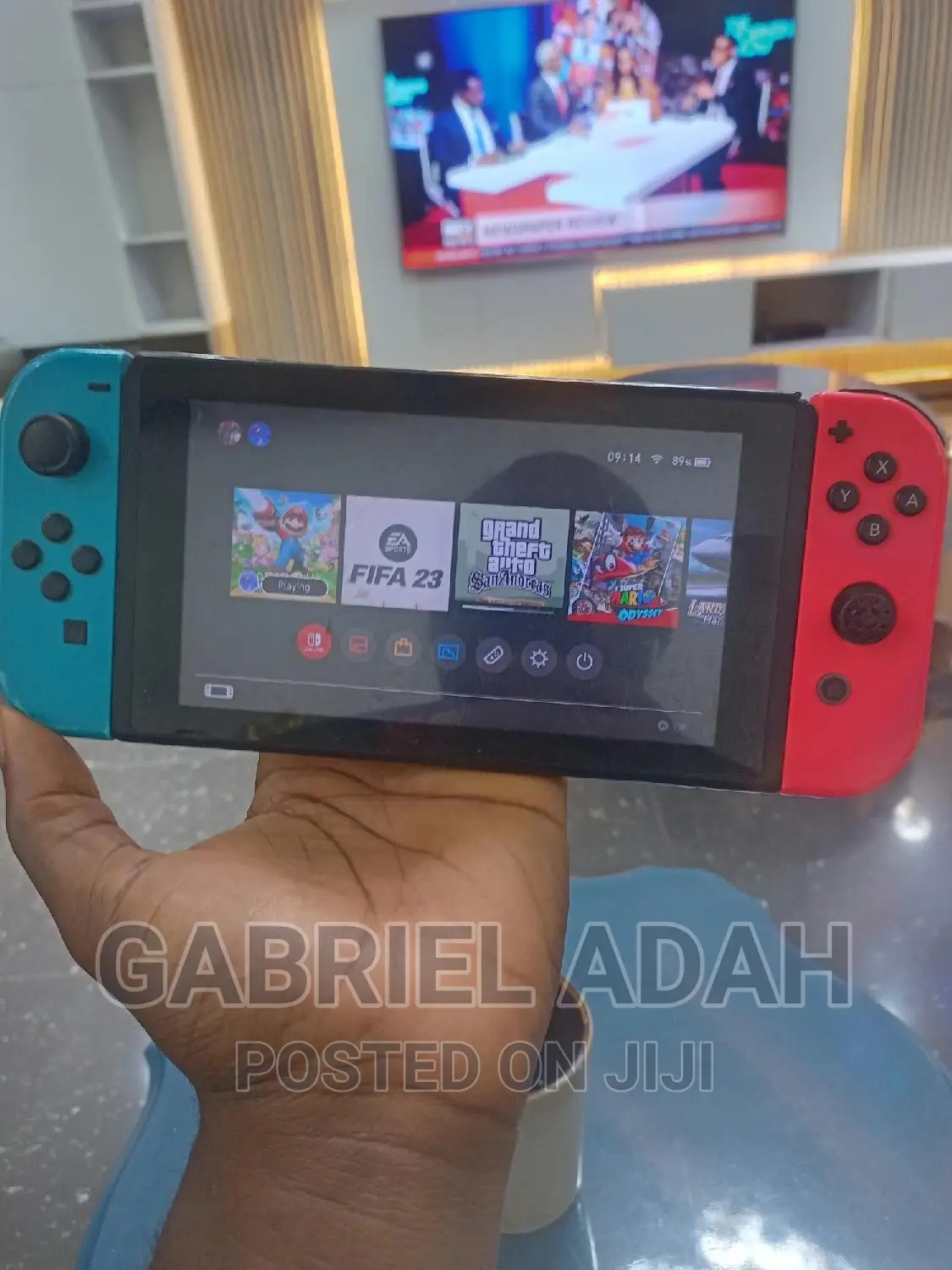 Hacked Nintendo Switch Console