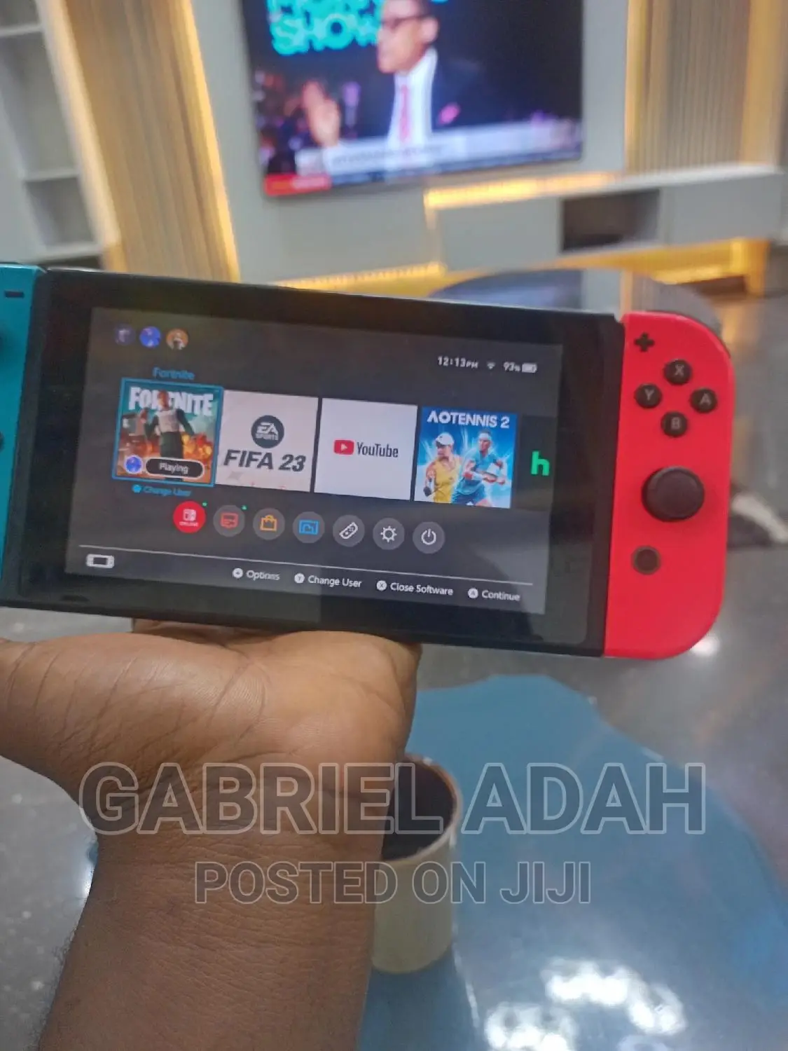 Hacked Nintendo Switch Console