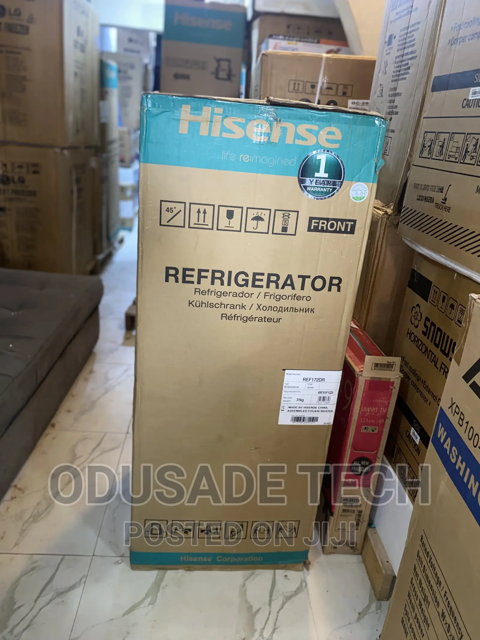 Durable Ref 172dr Top Freezer Refrigerator 124L