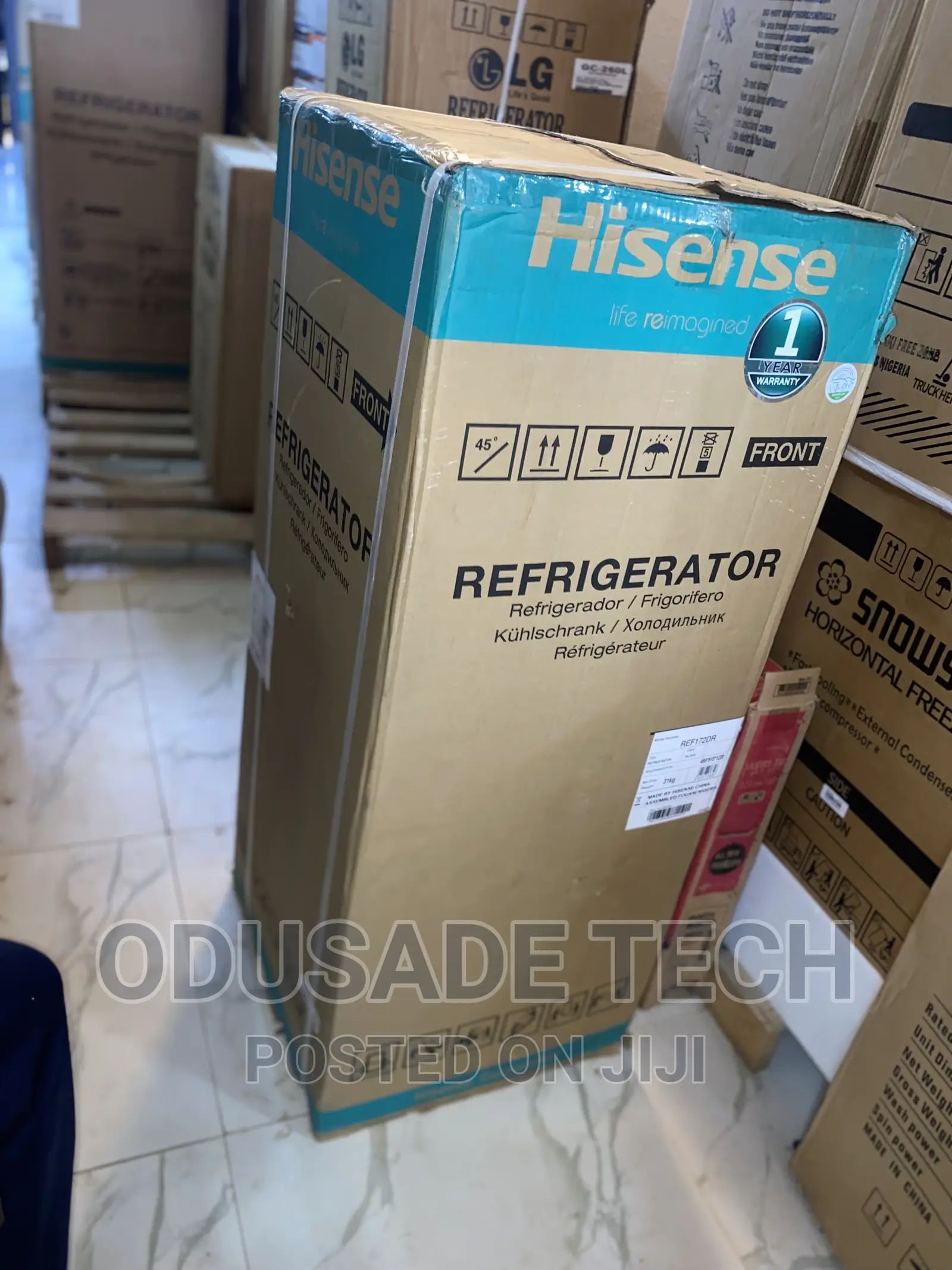 Ref 172dr Top Freezer Refrigerator 124L Double Door