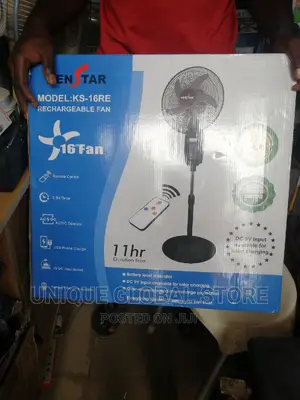 Kenstar Rechargeable Standing Fan 16inch | KS-16RE