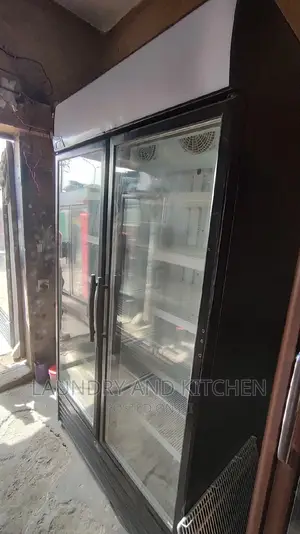 Industrial Chiller With Double Door Display Freezer