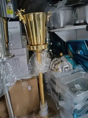 High Quality Gold Stainless Wine Bucket and Stand