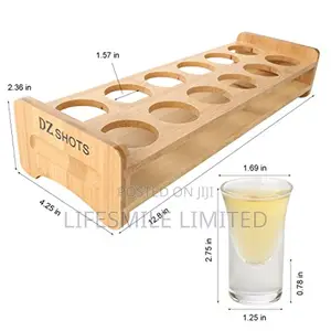 Wooden Shot Rack