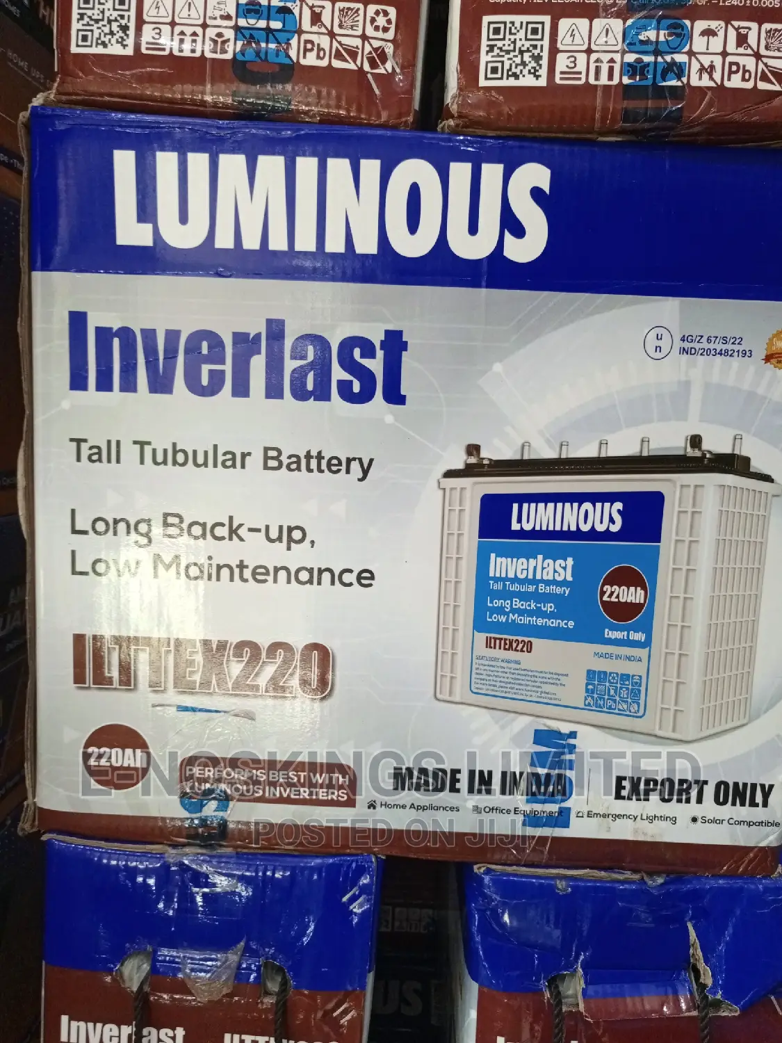 Luminous Solar Battery 220ah