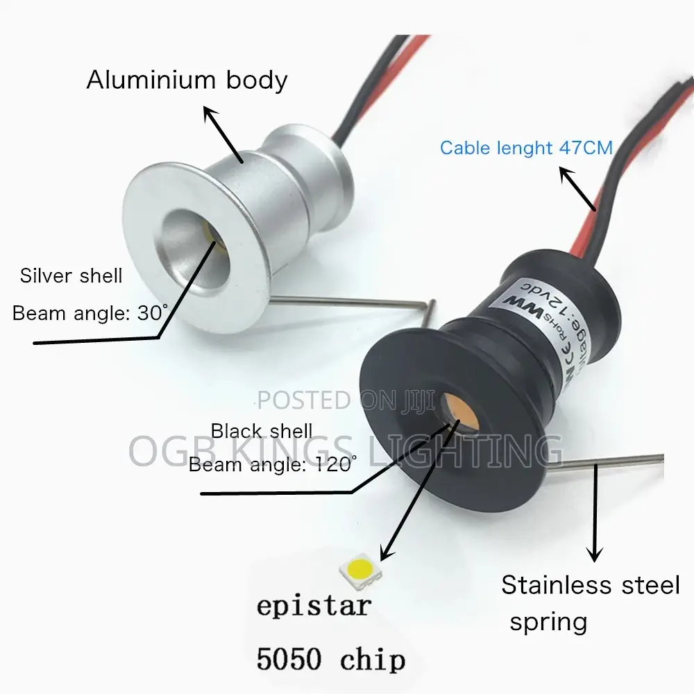 INDOOR 1W LED Sport Light With Transformer 100-265v Mini