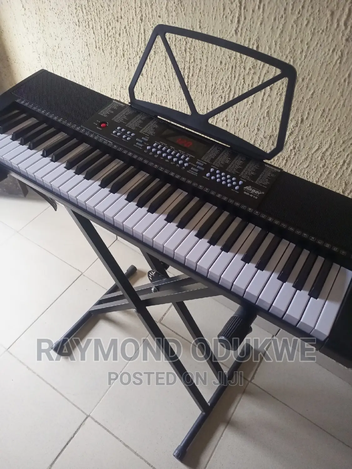 Portable Learner's Keyboard Piano With Stand