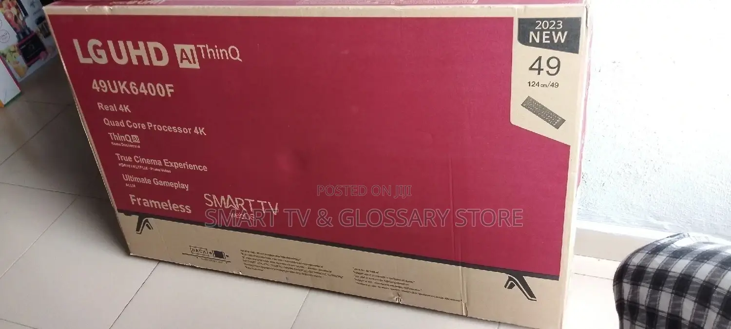 Artificial Intelligence LG 49 Frameless and Internet Webos