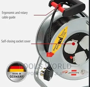 50M / 2.5MM Electrical Long Extension Cable Reels Socket