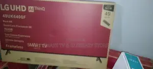 Artificial Intelligence LG 49 Frameless Smart  Mode Tv
