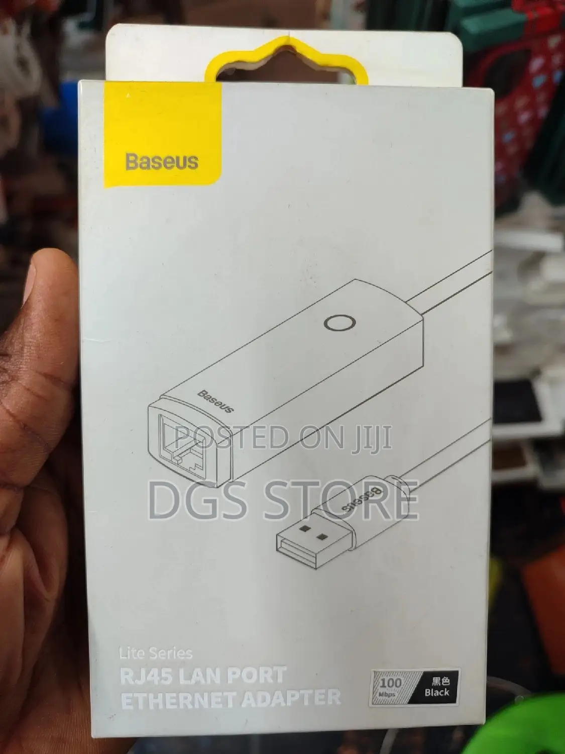 Baseus Lite Series RJ35 Lan Port Ethernet Adapter W In