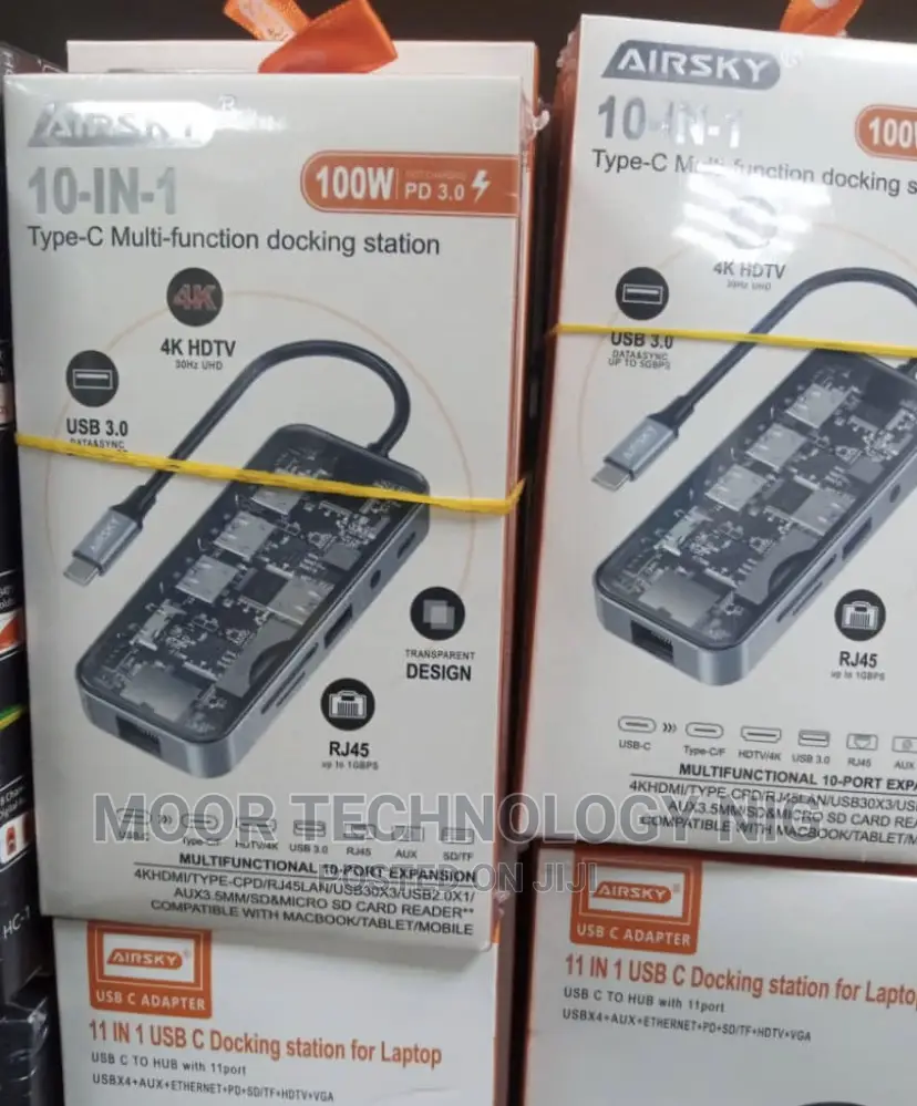 USB-C Multifunction Docking Station 10 in 1