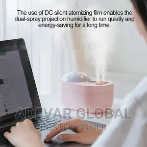 Projection Night Light With Humidifier Galaxy Light