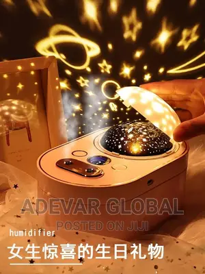 Projection Night Light With Humidifier Galaxy Light