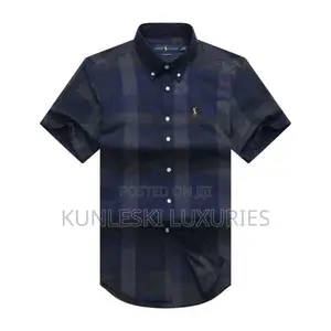 Original Polo Ralph Lauren Men Short Sleeve Checkers Shirt