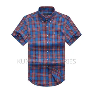 Original Polo Ralph Lauren Men Short Sleeve Checkers Shirt