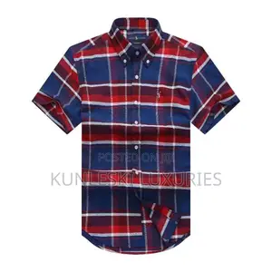 Original Polo Ralph Lauren Men Short Sleeve Checkers Shirt