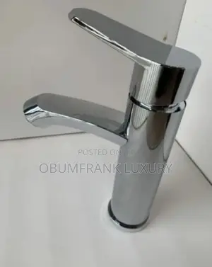 Silver Basin Mixer Tap