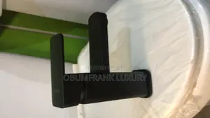 Square Black Basin Mixer Tap