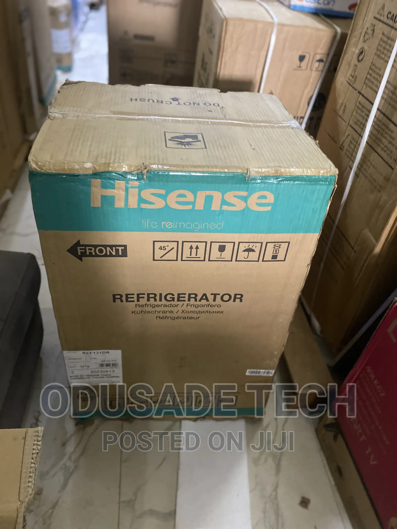 Hisense 121l Single Door Refrigerator - Ref121dr