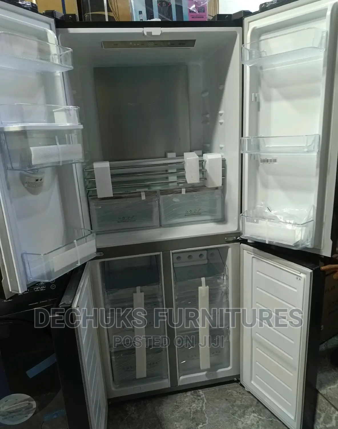 Brand New Hisense Fridge and Freezer (4 Doors)+DISPENSER