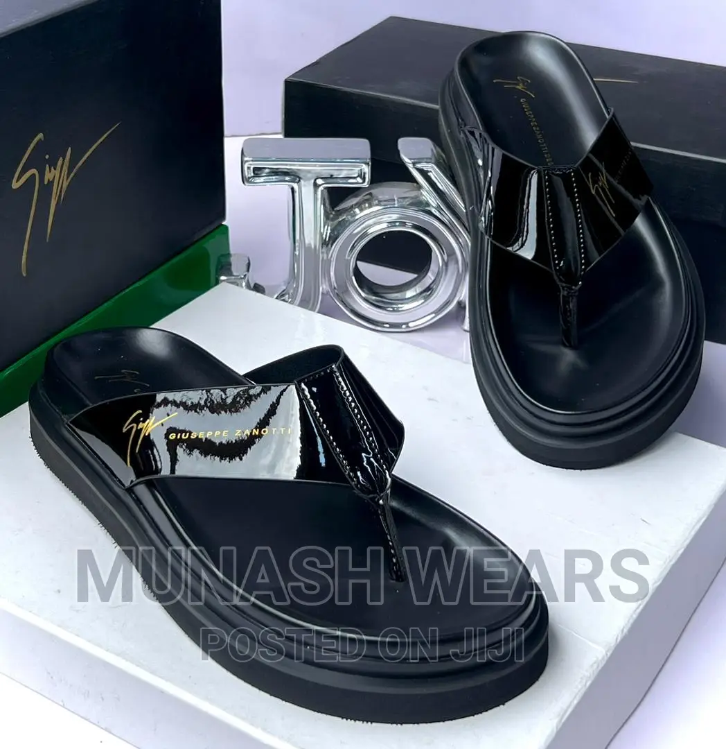 Zanotti Leather Slipers