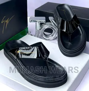 Zanotti Leather Slipers