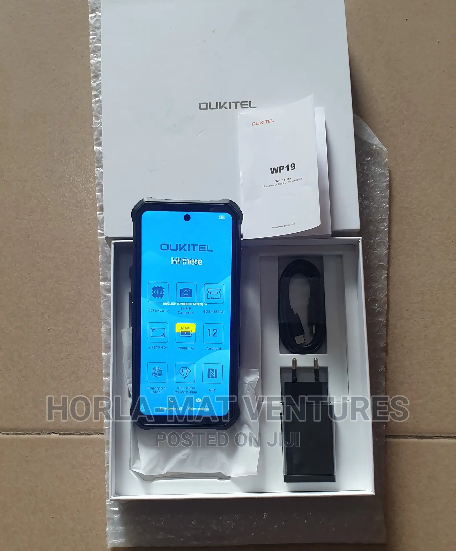 New Oukitel WP19 256 GB Black