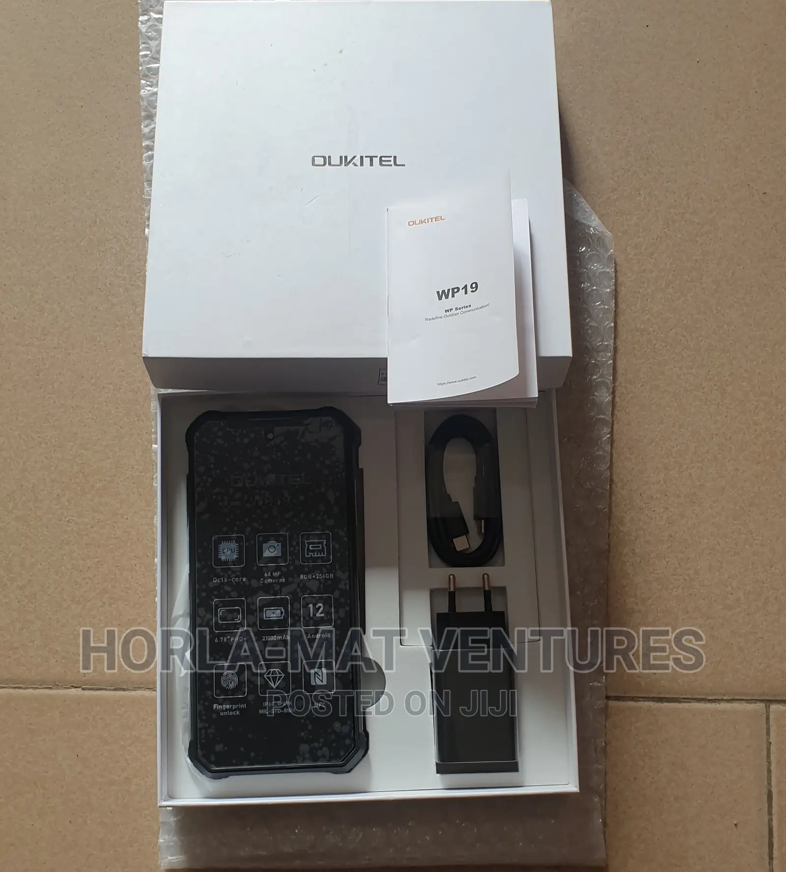 New Oukitel WP19 256 GB Black
