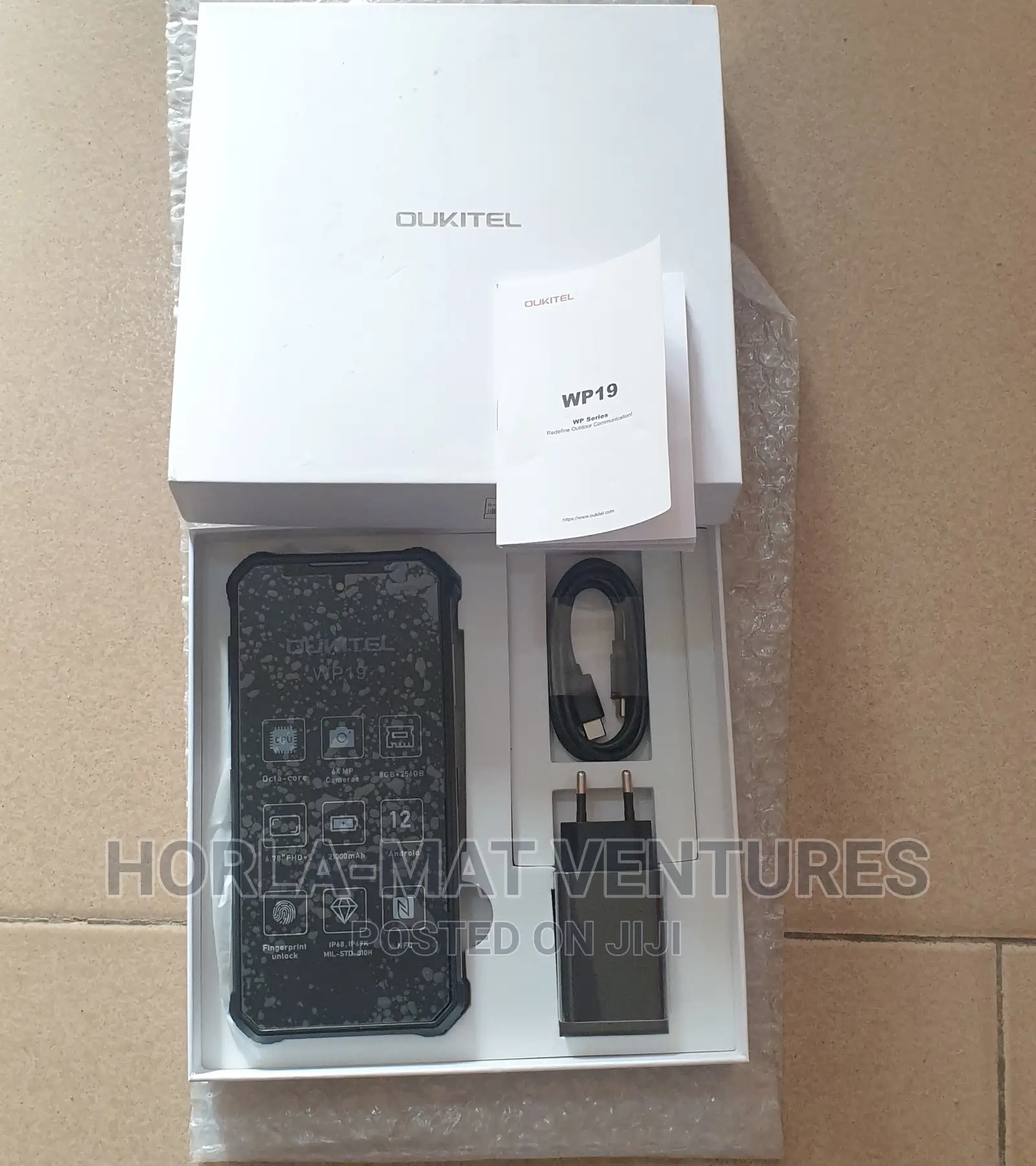 New Oukitel WP19 256 GB Black