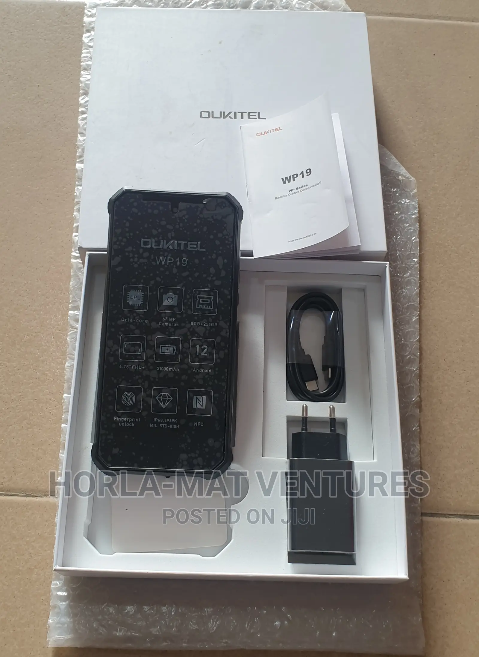 New Oukitel WP19 256 GB Black