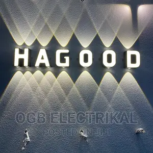 Waterproof Letter Led Wall Lamp
