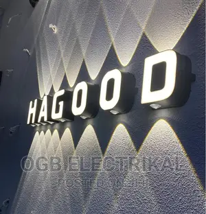 Waterproof Letter Led Wall Lamp