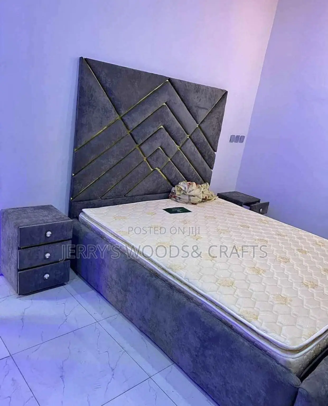 6by6 Padded Bedframe