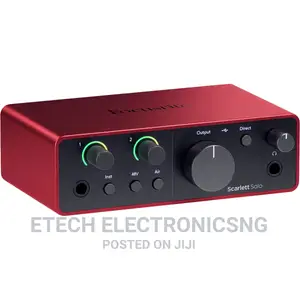 Focusrite Scarlett Solo 4th Gen Audio Interface