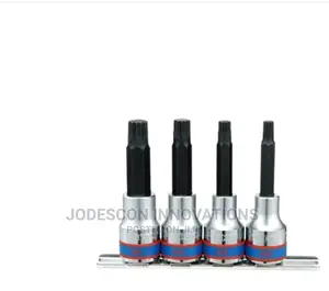 4 PC. 1/2′′ Drive Long Spline Bit Socket Set 4136PR