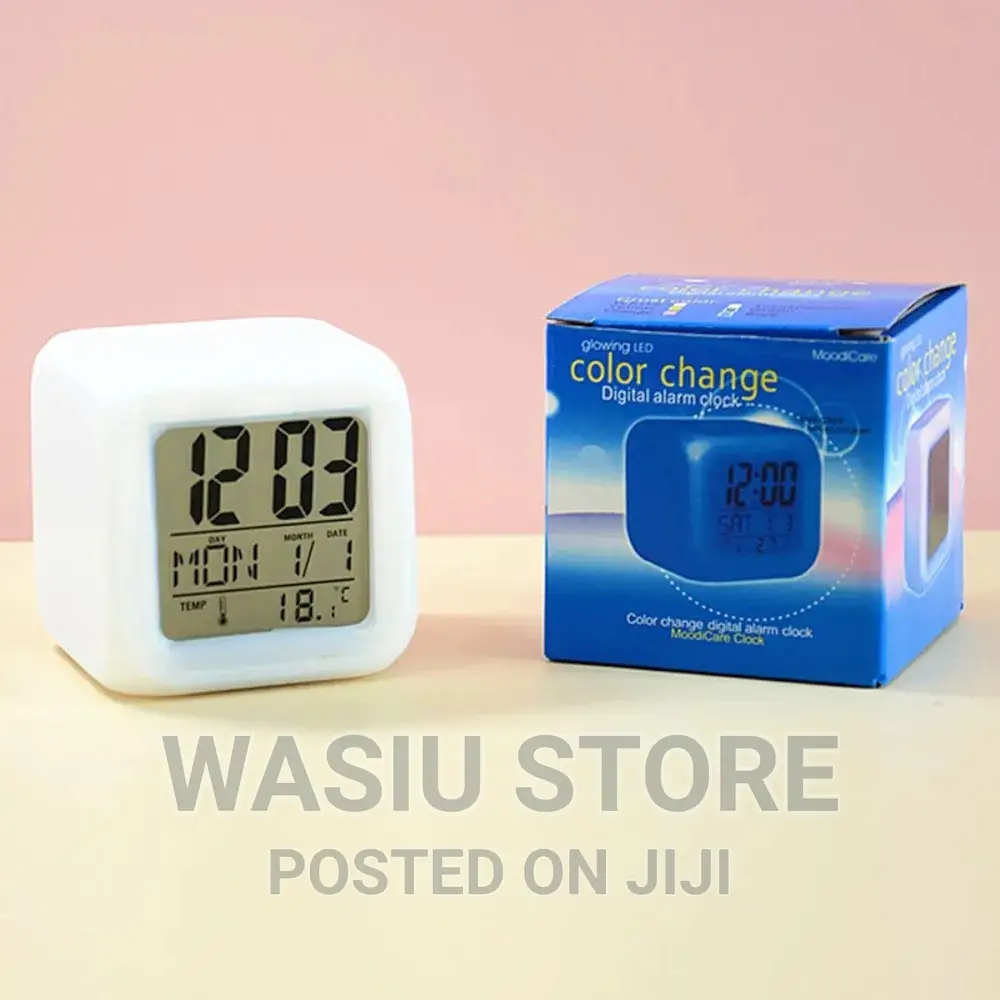 LED Digital Cube Alarm Clock