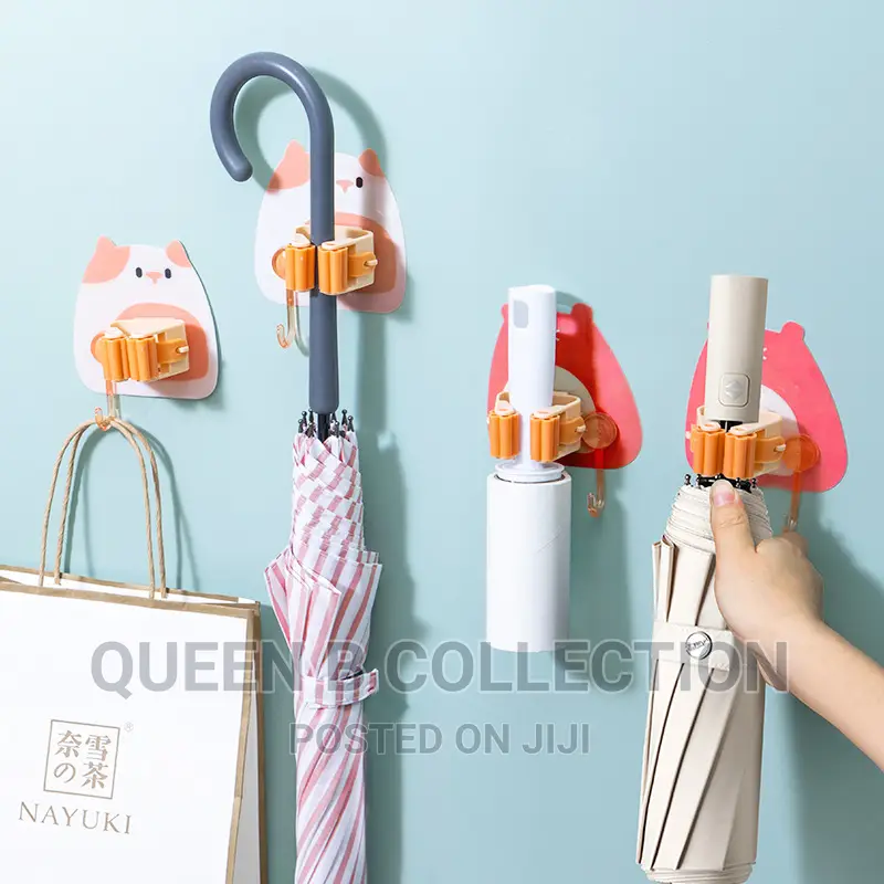 Adhesive Wall Mop Holder.