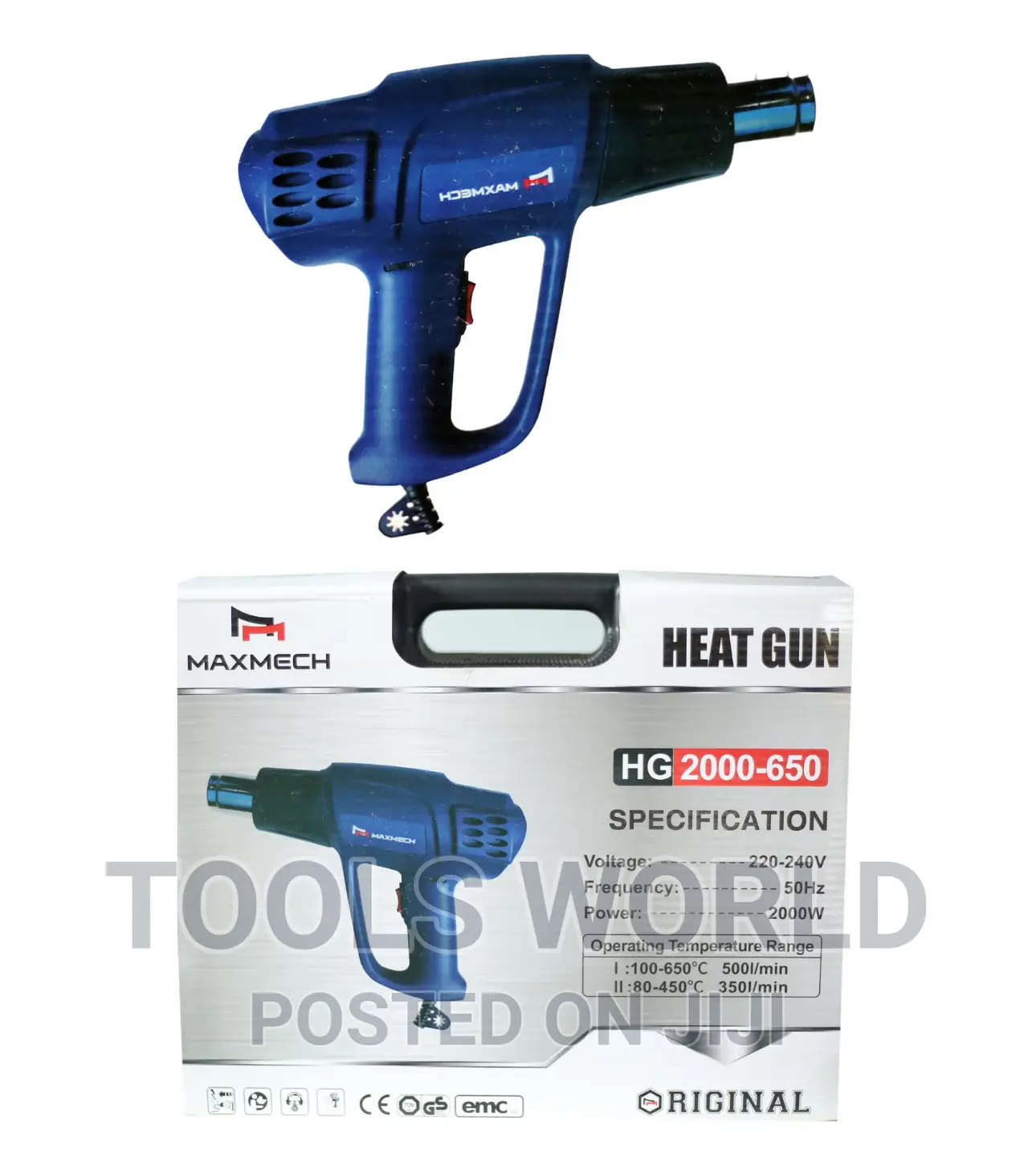 Maxmech Heat Gun Hg2000-650