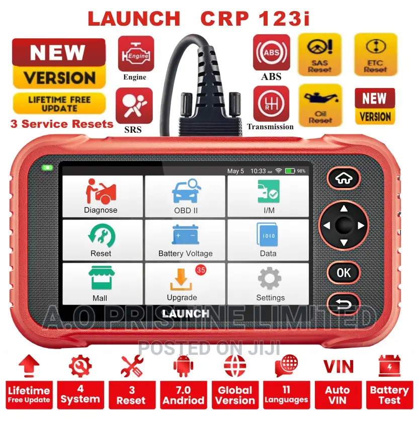 Launch CRP 123i Version 2.0 Car Scanner