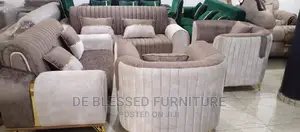 Seven Seater Fabric Sofa