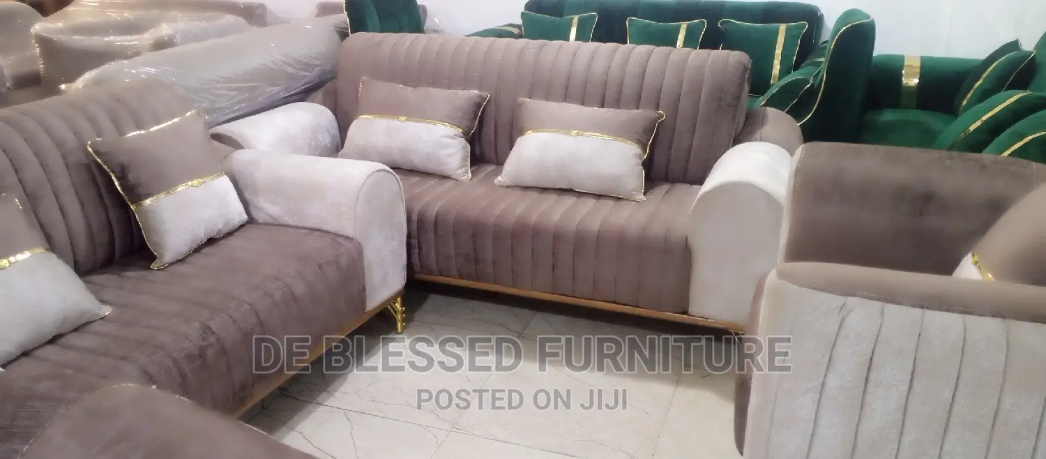 Seven Seater Fabric Sofa