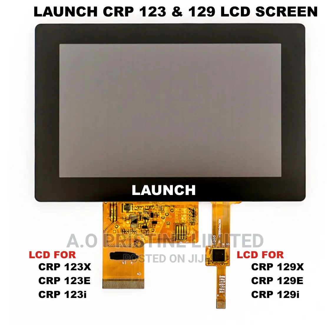 Launch CRP123 CRP 129 Series LCD Display Screen