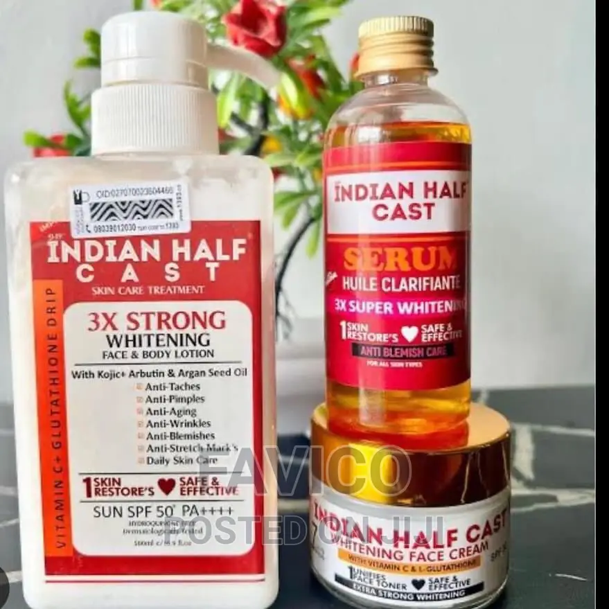 Indian Half Cast Whitening Set