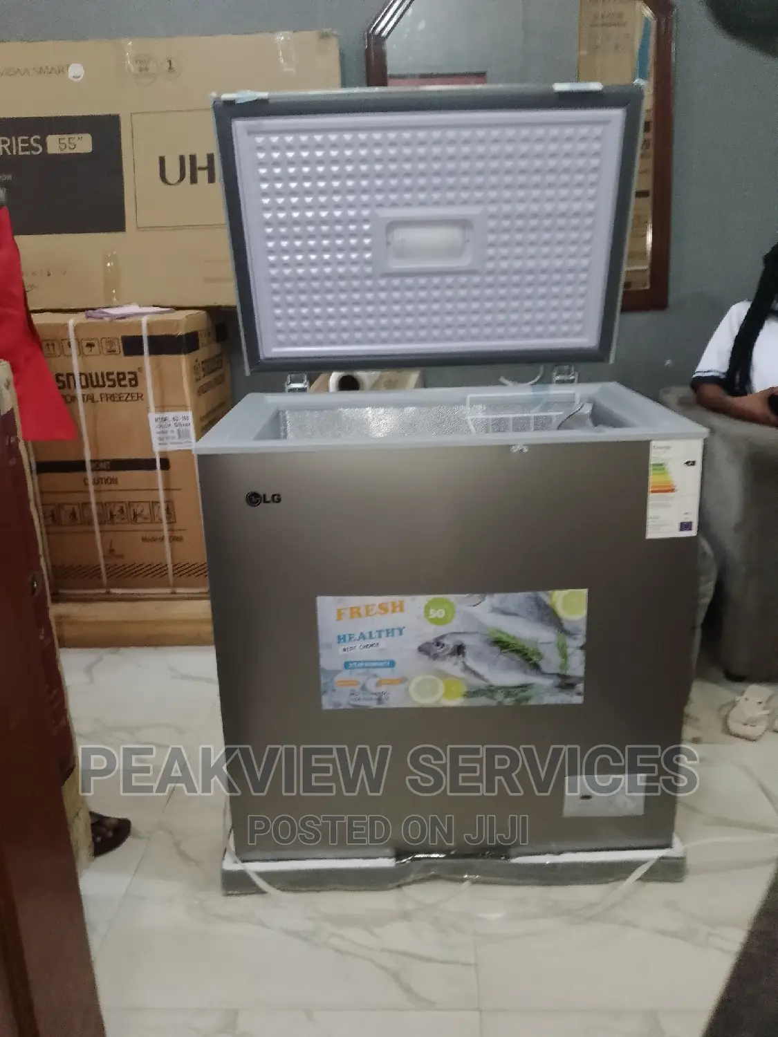 Portable and Compact Lg Single Door Ice Maker Chest Freezer