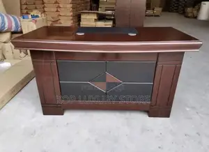 A Set of 1.2 Executive Office Table With an Office Chair