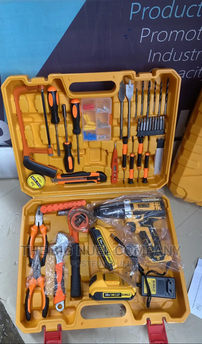 DEWALT Tools Box With Battery Drill 36v
