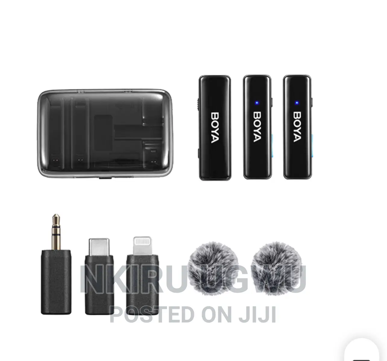 BOYALINK Wireless Mic For iPhone Android DSLR Camera
